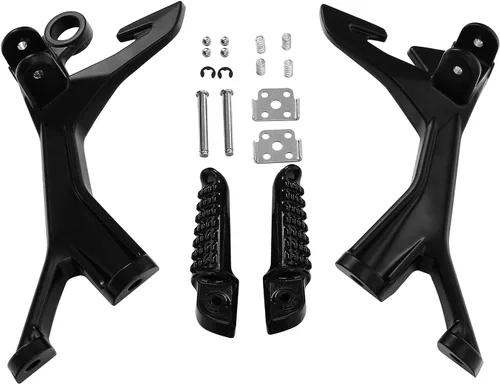 Vista 5 de TCMT Soporte de estriberas de pasajero para Kawasaki Ninja 400 EX400 2018-2024 Ninja 500 2024-2025 Z400 2019-2024 Z500 2024 Reemplazar 35063-1409