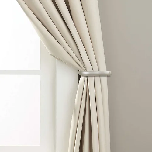 Vista 2 de Umbra Sujeción de cortina para cortinero de tratamiento de ventanas, níquel