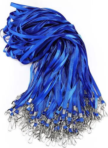 Vista 11 de Epakh 200 cordones para identificación con nombre y credencial para el cuello, con clips, correas para el cuello para oficina, escuela, enfermeras