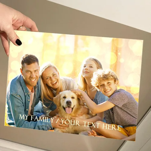 Vista 4 de Regalo especial de Navidad, lámpara de luz nocturna personalizada, fotos en placa acrílica, regalo para papá, mamá, regalo para familia, cumpleaños