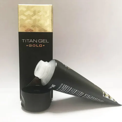 Vista 4 de Irvy 3 en 1 Titan Gel Gold + Provocative + Titan Gel. Crema de masaje masculina extra fuerte para rendimiento energético