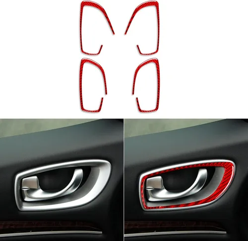 Vista 20 de Adhesivo decorativo de fibra de carbono suave para el interior del automóvil, velocímetro de control central, compatible con Nissan 370Z Z34 2019