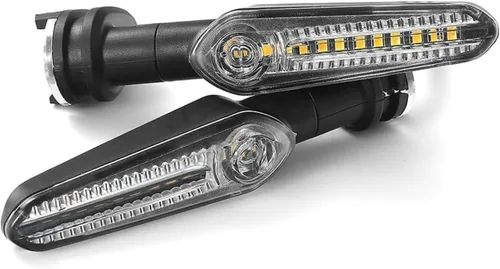 Vista 5 de Generic Motorcycle Turn Signal Light For FZ-8 For Fazer 2010-2016 2pcs Motorcycle Light 12led Motorcycle Running Turn Flashing Indicator Light