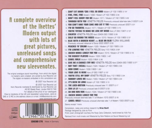 Vista 2 de Can't Sit Down ... 'Cos It Feels So Good! The Complete Modern Recordings