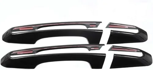 Vista 2 de YIWANG Cubierta de manija de puerta de automóvil ABS cromada 4 piezas para Land Rover Range Rover Evoque Convertible 3 puertas 2012-2018 Accesorios