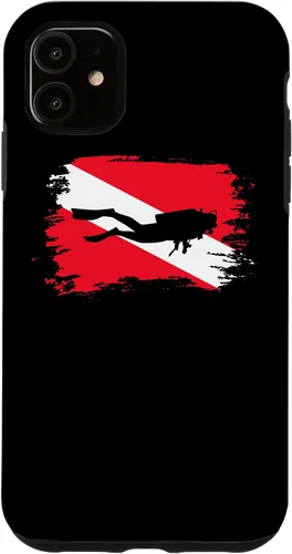 Vista 8 de Funda con bandera de buceo para iPhone 16