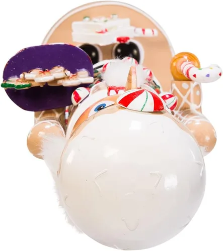 Vista 6 de Kurt Adler, cascanueces navideño de jengibre de madera, 16 pulgadas