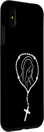 Vista 27 de iPhone 16 Rosario Virgen María Dios Jesús Fe Religioso Católico Estuche de Regalo