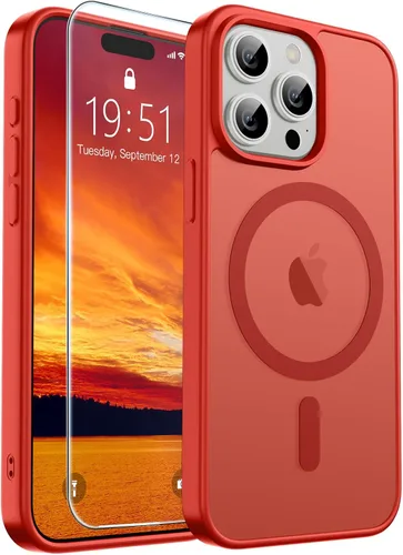 Vista 72 de SUPFINE Funda magnética para iPhone SE 2022 (3ª)/2020 (2ª), iPhone 8 (compatible con MagSafe) (protección contra caídas de grado militar), funda