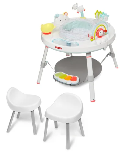 Vista 8 de Skip Hop Baby 3 en 1 Grow with Me Set con centro de actividades y sillas para niños pequeños, explora y más