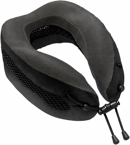 Vista 2 de Cabeau Almohada Cervical de Viaje de Enfriamiento para Vuelos de Larga Distancia – Evolution Cool – Espuma Viscoelástica de Soporte con Rejillas