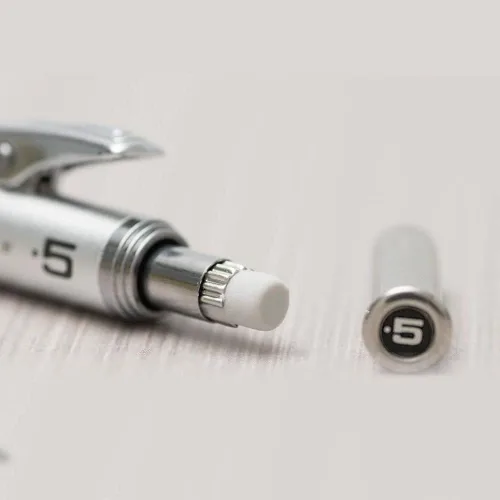Vista 3 de Pentel Packaged Graph Gear 1000 - Lápiz de dibujo automático, 0.020 in, detalles grises, 1 lápiz (XPG1015)