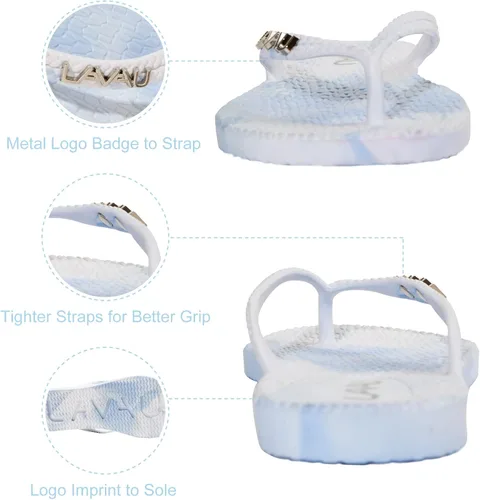Vista 7 de Sandalias impermeables para mujer, ducha y agua antideslizantes para piscina y playa