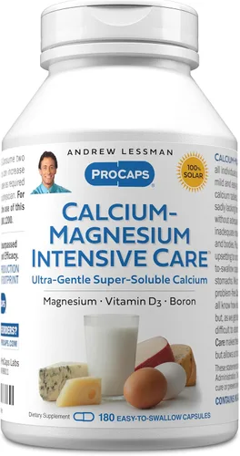 Vista 11 de ANDREW LESSMAN Calcio Magnesio Cuidado Intensivo 60 Cápsulas - Esenciales para la salud ósea y esqueleto. Cápsulas fáciles de tragar, polvo fino