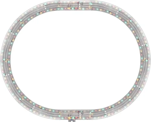 Vista 6 de Lionel Indicador O eléctrico FasTrack iluminado, paquete de pista terminal iluminado