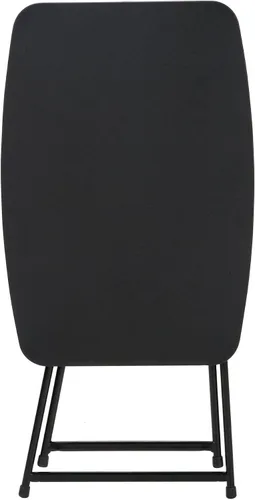 Vista 5 de COSCO Mesa de actividades plegable personal multiusos, altura ajustable, 2 unidades, color negro