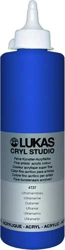 Vista 12 de Lukas CRYL Studio Artist - Pintura acrílica para artistas, Alizarín Carmesí, tubo de 125 ml - Pinturas acrílicas de alto pigmento para pintura