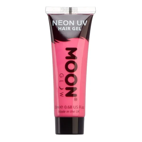 Vista 8 de Moon Glow - Gel para el cabello Blacklight Neon UV - 0.67oz Azul intenso - Color de cabello lavado temporal - ¡Spike and Glow!