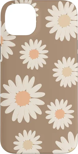 Vista 15 de Boho Neutral Cute Floral Pattern White Daisy Flowers Spring Case for iPhone 17