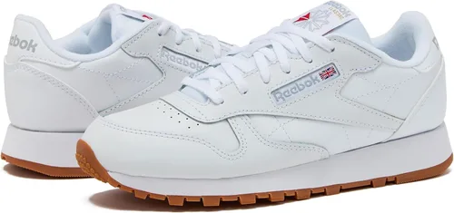 Vista 6 de Reebok Zapatos clásicos de cuero para niñas y niños pequeños, zapatos deportivos para niños pequeños o grandes, zapatos de tenis para niñas o niños