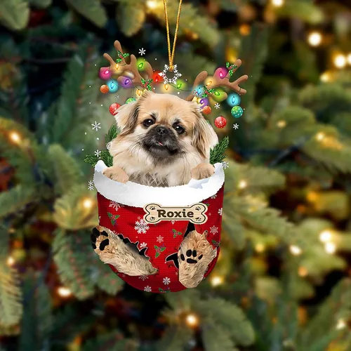 Vista 75 de LOVELYPOD Adorno Personalizado de Perro Affenpinscher, Adornos de Navidad Affenpinscher Regalo para Amante de Perros, Adorno de Navidad Colgante