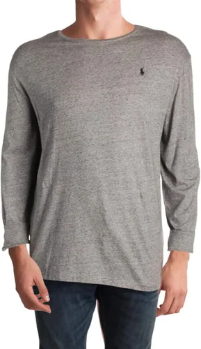 Vista 18 de POLO RALPH LAUREN Camiseta de manga larga de ajuste clásico suave al tacto para hombre (Soft Touch) Marina francesa