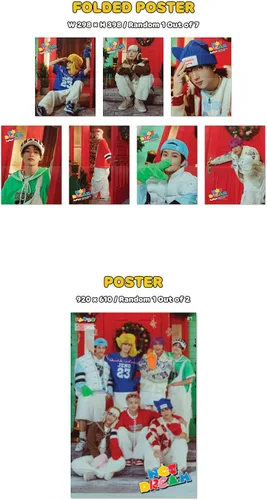 Vista 5 de NCT DREAM CANDY Winter - Álbum especial (libro de fotos Ver. + 1ea póster plegado+1ea tarjeta de regalo de tienda) K-POP sellado