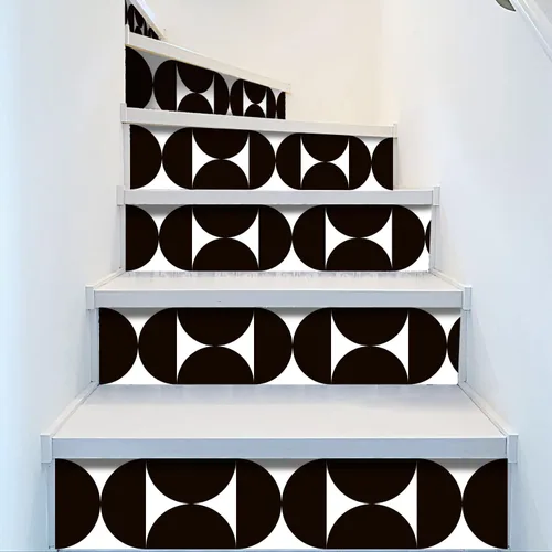 Vista 4 de 12 calcomanías mate para azulejos de pared, despegar y pegar, calcomanías de vinilo autoadhesivas para azulejos, adhesivo de PVC antideslizante