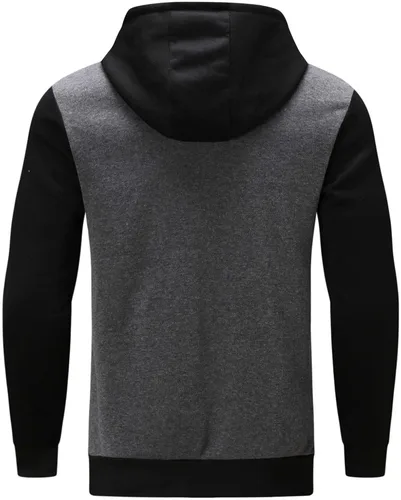 Vista 4 de EELHOE Hooded T Shirts for Men Casual Novelty Long Sleeve Tops with Hood Stretch Athletic Breathable Pullover