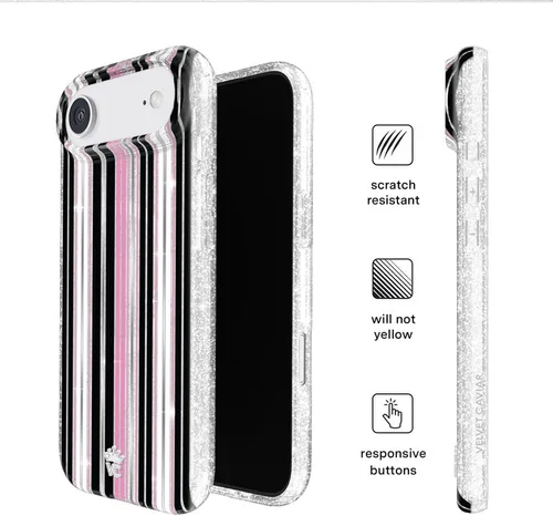 Vista 876 de VELVET CAVIAR Funda para iPhone 15, compatible con MagSafe, probada contra caídas de 10 pies, fundas protectoras de diseño, leopardo color rosa