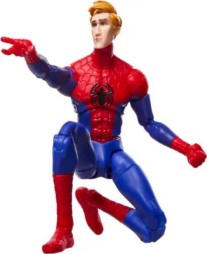 Vista 4 de Marvel Legends Series Peter Parker, Spider-Man: Into The Spider-Verse Figura de acción coleccionable de 6 pulgadas