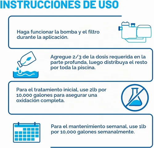 Vista 4 de Leslie's Fresh 'N Clear - Choque oxidante sin cloro - 1 libra