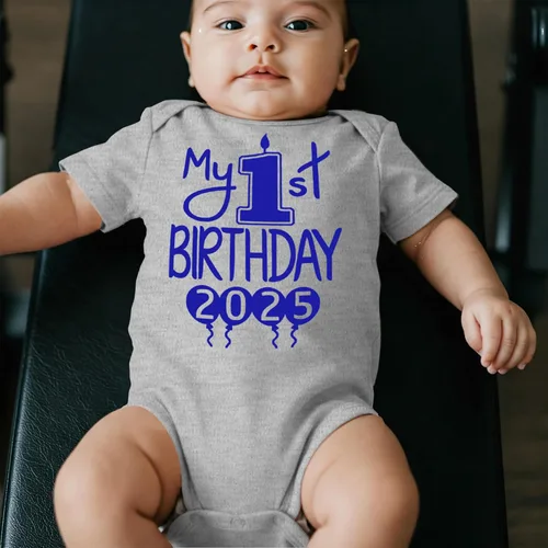 Vista 44 de Reaxion Traje de cuerpo entero hecho a mano para bebé niño y niña, mi primer cumpleaños 2024