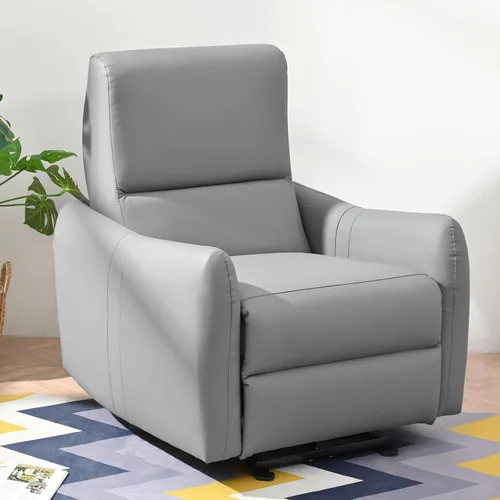 Vista 12 de cinkehome Reclinadores eléctricos de pared Hugger para espacios pequeños, reclinables eléctricos para caravanas con USB, moderna silla reclinable