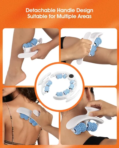 Vista 5 de Herramienta de masaje anticelulitis – Removedor ergonómico de celulitis para piernas y brazos con asas desmontables – Masajeador de drenaje