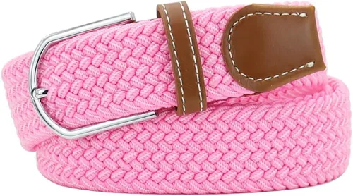Vista 12 de Mixed Color Woven Stretch Braided Belts for Men and Women Fashion Elastic Belts