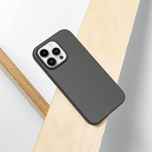 Vista 5 de Funda Puxicu para iPhone 12 Pro Max, cubierta protectora de TPU mate suave de diseño delgado para iPhone 12 Pro Max, negra