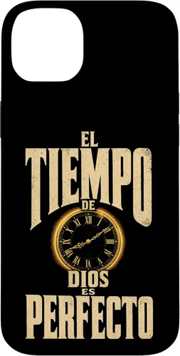 Vista 20 de Fe Cristiana El Tiempo De Dios ES Perfecto Vintage Clock Case for iPhone Air