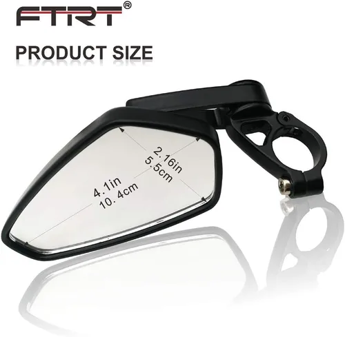 Vista 3 de Espejo retrovisor universal para motocicleta de 7/8 pulgadas, compatible con YZF R1 R6 FZ07 / GROM CB500F/NINJA 650R Z125 Z7500 Z900 ER6N ER6F