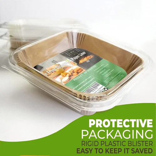Vista 6 de Forros pequeños para freidora de aire COMFEE' Compact 2.1, forros de 2 cuartos de galón para freidora de aire para Instant Pot Vortex Mini, forros