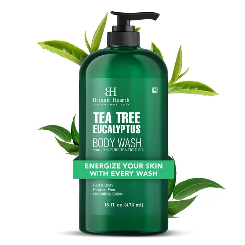 Vista 16 de Botanic Hearth Gel de ducha British Rose & Almond – Gel de ducha hidratante con manteca de karité, limpiador suave y rehidratante, libre de sulfatos