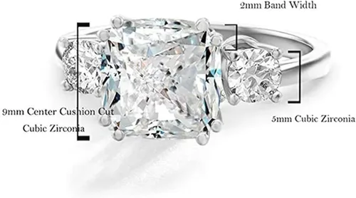 Vista 3 de Anillo de moda para hombre, anillo de acero inoxidable 512, regalo de cumpleaños para novia, Navidad