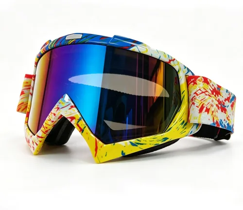Vista 10 de Gafas de motocross para motocicleta, ATV, motocross, equitación, todoterreno, adultos, hombres, mujeres, jóvenes, niños