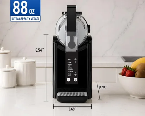 Vista 5 de Máquina de granizado de 88 onzas para el hogar sin necesidad