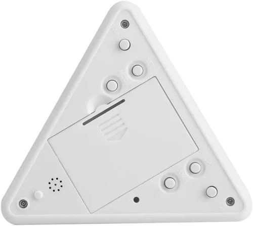 Vista 6 de TOPINCN Reloj despertador digital LED que cambia de color con termómetro LCD, luz nocturna, 8 sonidos de alarma, 7 opciones de color para niños
