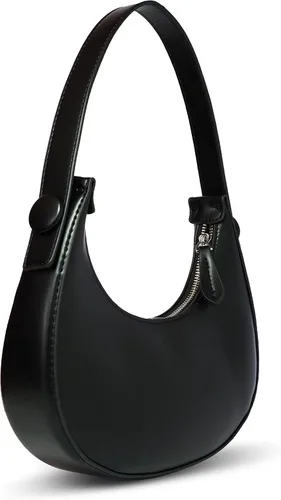 Vista 2 de Bolso Hobo para mujer, diseño de luna creciente, lindo bolso de hombro moderno y bolso diario pequeño, bolsos diarios para mujer