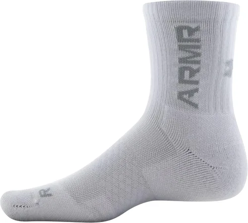 Vista 3 de Under Armour Adult 3-Maker Mid-Crew Socks, 3-Pairs