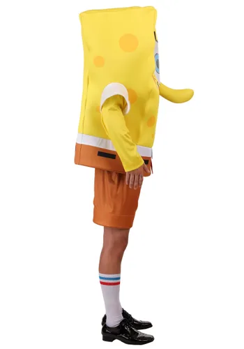 Vista 4 de Disfraz Deluxe Adulto de SpongeBob Multicolor