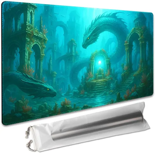 Vista 11 de Tapete de Juego de Mesa Premium de 24x14 pulgadas TCG Compatible con OCG CCG RPG MTG Tapetes de Juego, Alfombrilla de Ratón Tapete de Escritorio