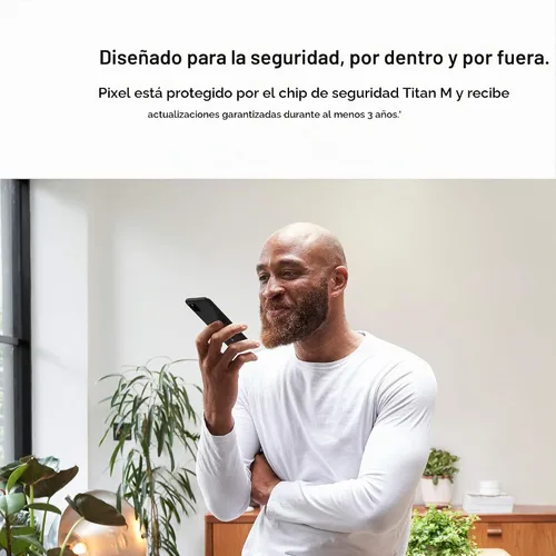 Vista 10 de Google Pixel 5 - Teléfono Android 5G - Resistente al agua - Smartphone desbloqueado con visión nocturna y lente ultra ancha - Solo negro